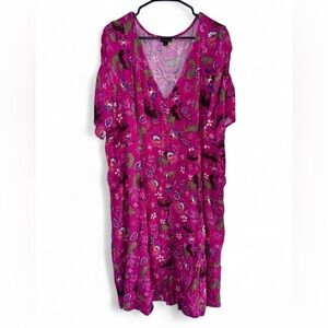 Torrid 4X Pink Animal Print Dress Cheetah